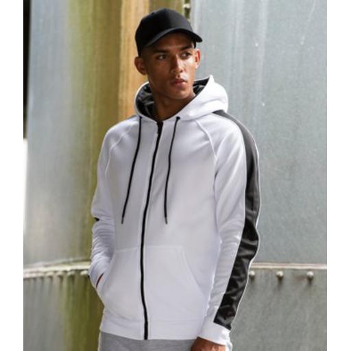 Contrast Sports Polyester Zoodie