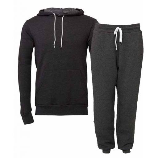 Unisex polycotton fleece pullover hoodie & joggers